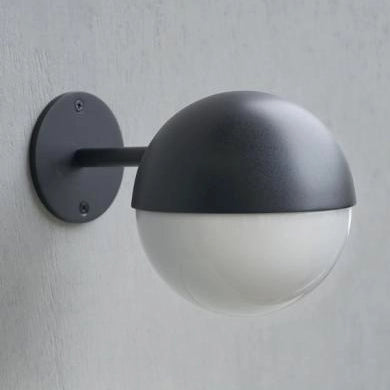 round light (ブラック)　エントランスライト　照明