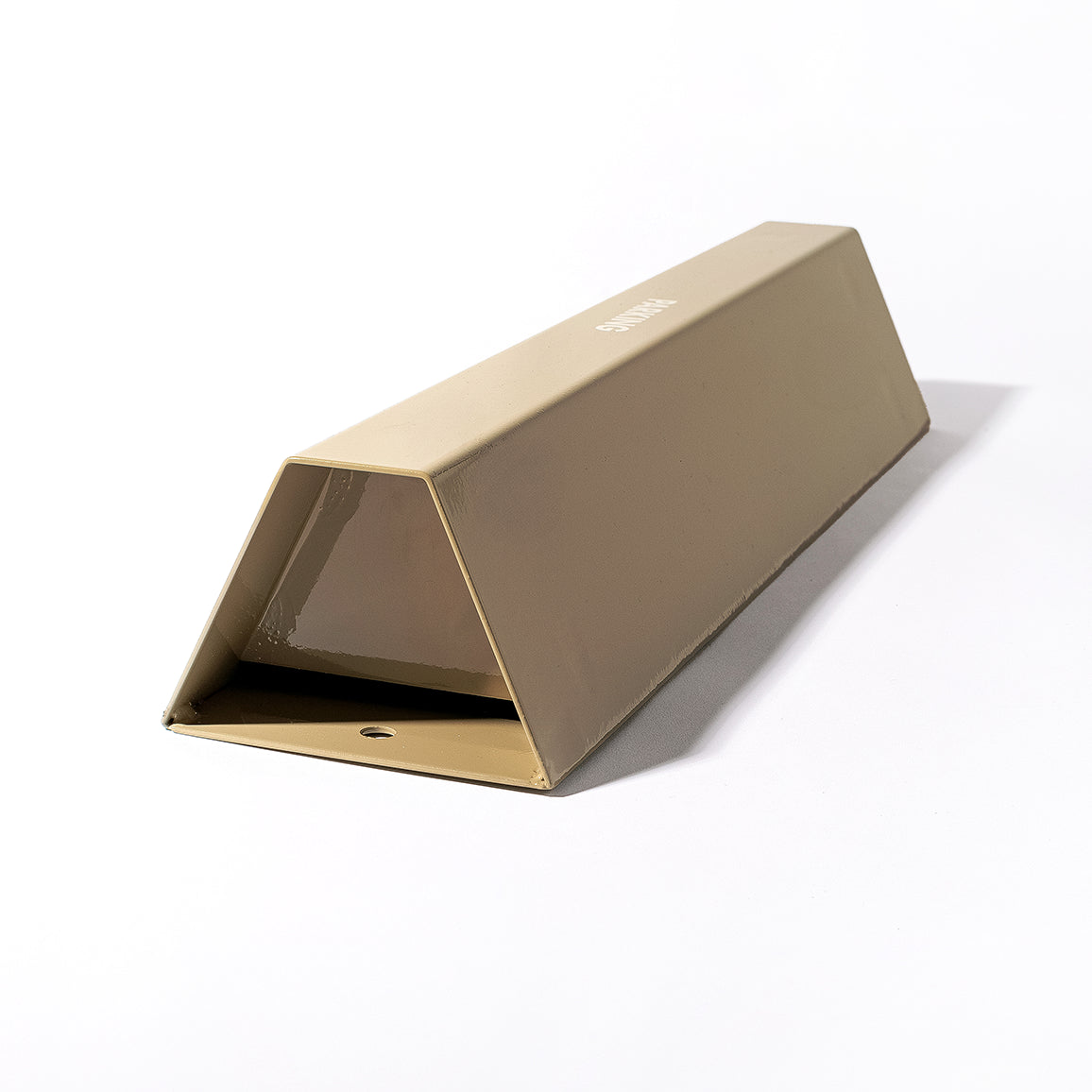 スチールカーストッパーtypeD (ベージュ)　車止め　タイヤ止め