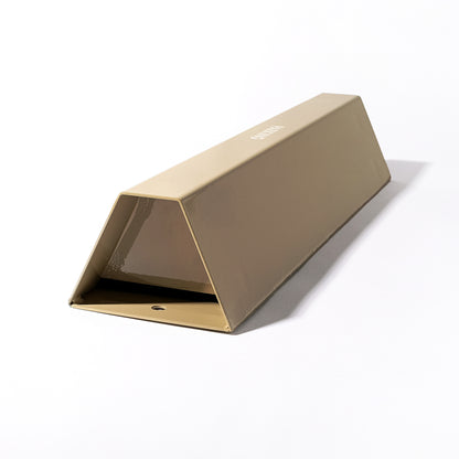 スチールカーストッパーtypeD (ベージュ)　車止め　タイヤ止め