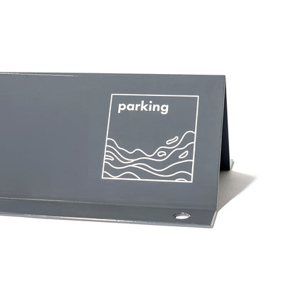 スチールカーストッパーtypeS (グレー)　車止め　タイヤ止め