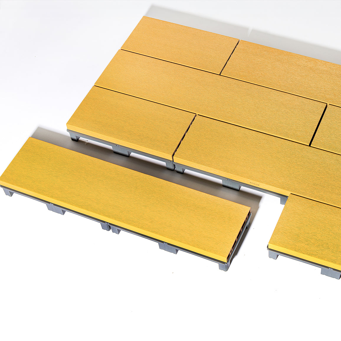 ベランデッキ (アンバーイエロー) 　ベランダデッキ　ジョイント式デッキ　パネルデッキ