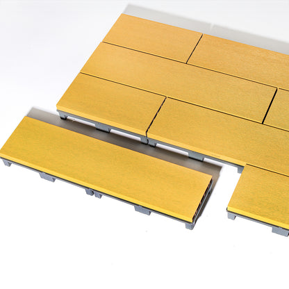 ベランデッキ (アンバーイエロー) 　ベランダデッキ　ジョイント式デッキ　パネルデッキ