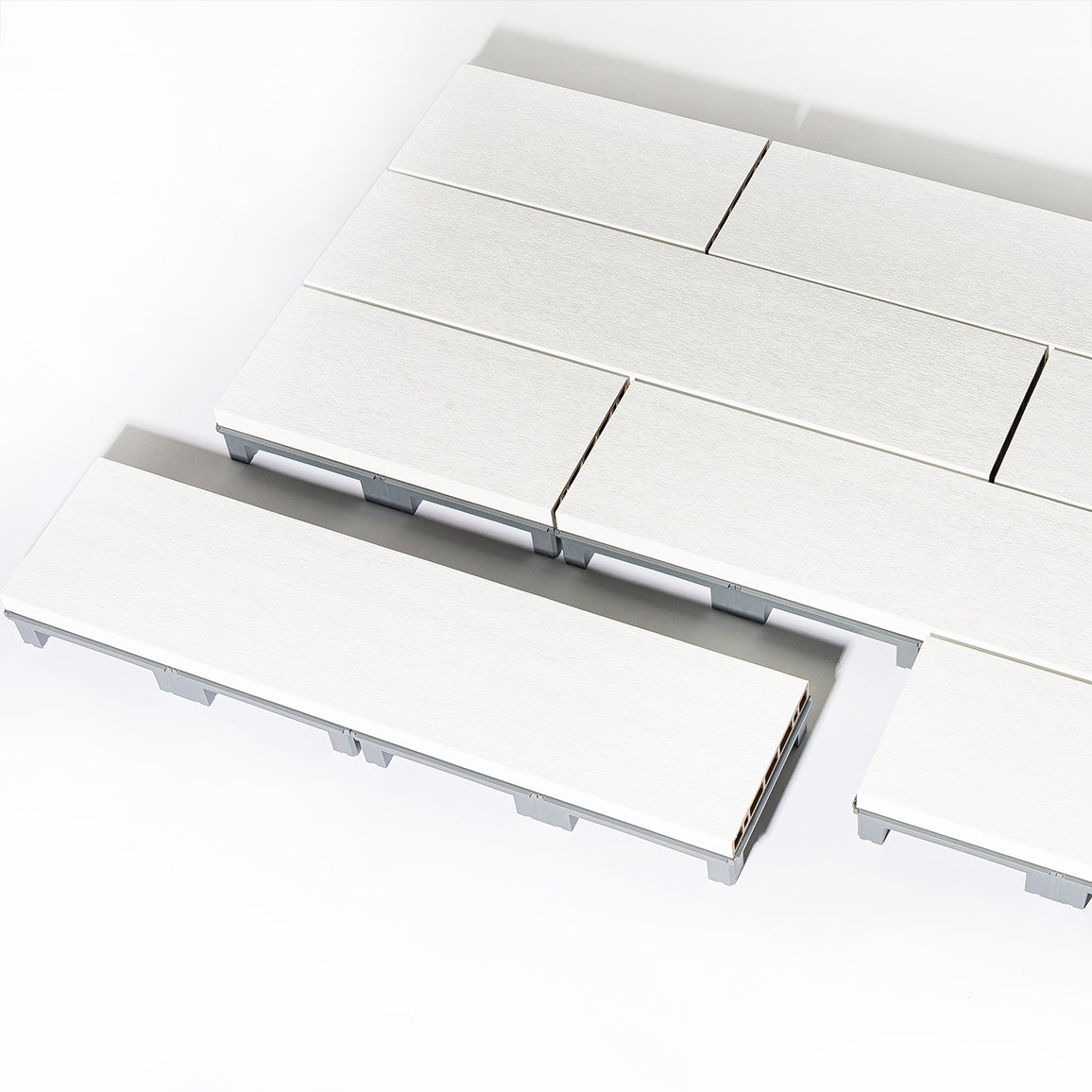 ベランデッキ (ホワイト) 　ベランダデッキ　ジョイント式デッキ　パネルデッキ