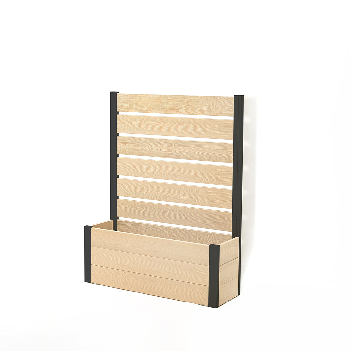 プランターフェンス(ベージュ×ブラック) 　プランター　フェンス　ガーデニング　