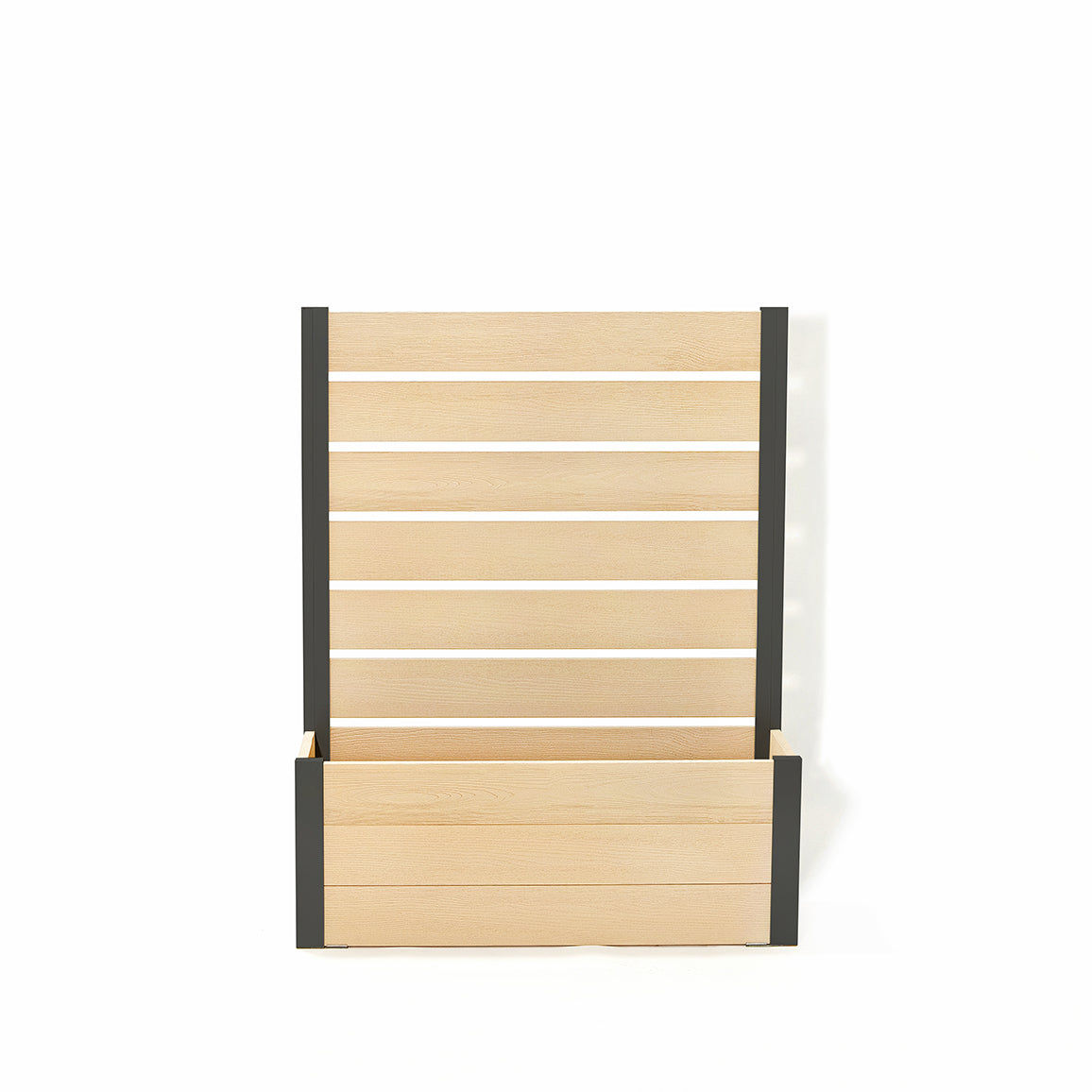 プランターフェンス(ベージュ×ブラック) 　プランター　フェンス　ガーデニング　