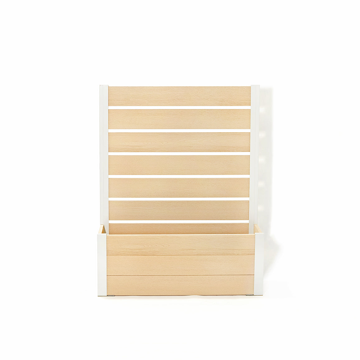 プランターフェンス(ベージュ×ホワイト) 　プランター　フェンス　ガーデニング　