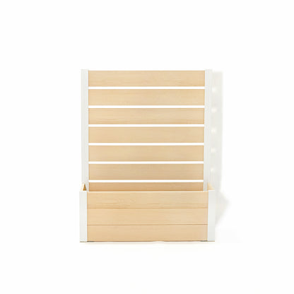 プランターフェンス(ベージュ×ホワイト) 　プランター　フェンス　ガーデニング　