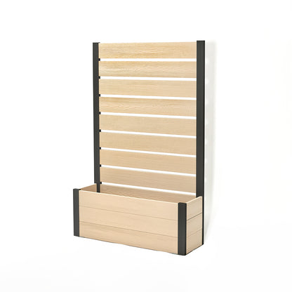 プランターフェンス(ベージュ×ブラック) 　プランター　フェンス　ガーデニング　