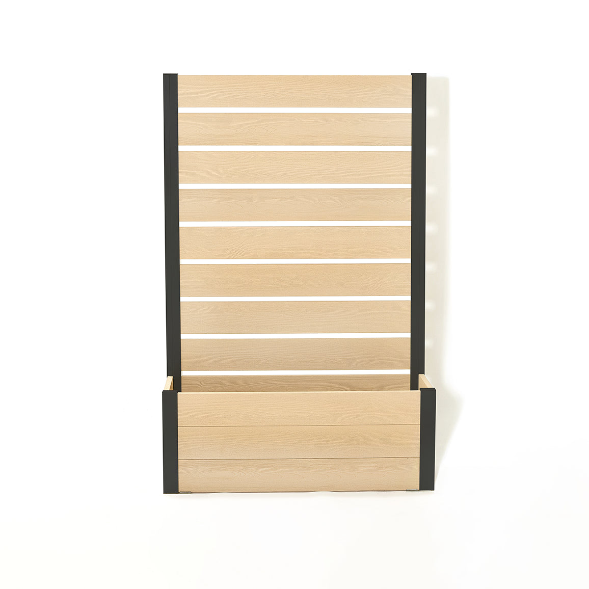 プランターフェンス(ベージュ×ブラック) 　プランター　フェンス　ガーデニング　