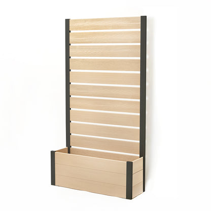 プランターフェンス(ベージュ×ブラック) 　プランター　フェンス　ガーデニング　