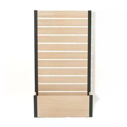 プランターフェンス(ベージュ×ブラック) 　プランター　フェンス　ガーデニング　