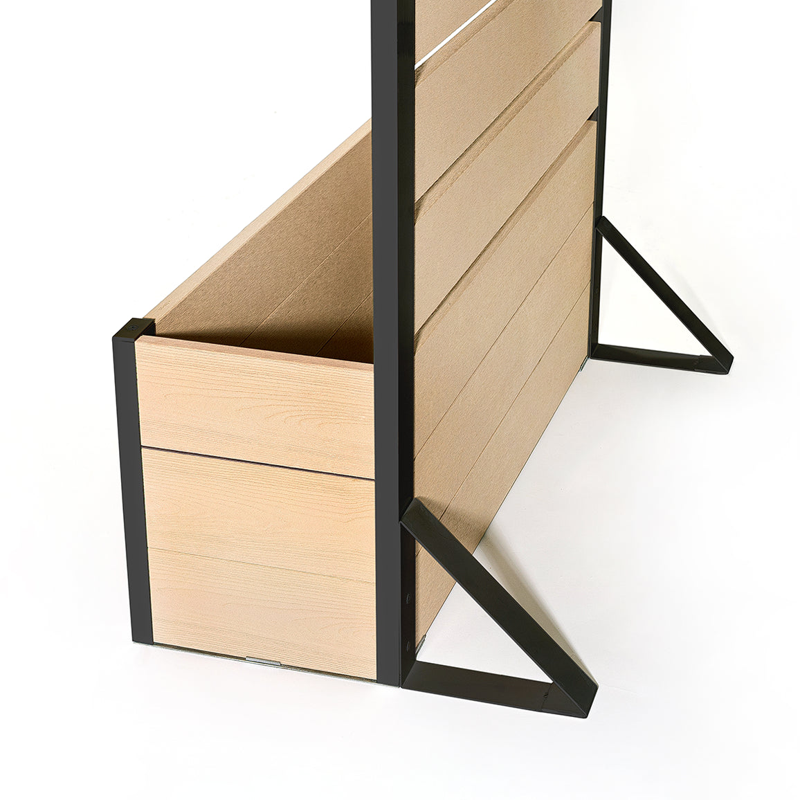 プランターフェンス転倒防止オプション　プランターフェンス