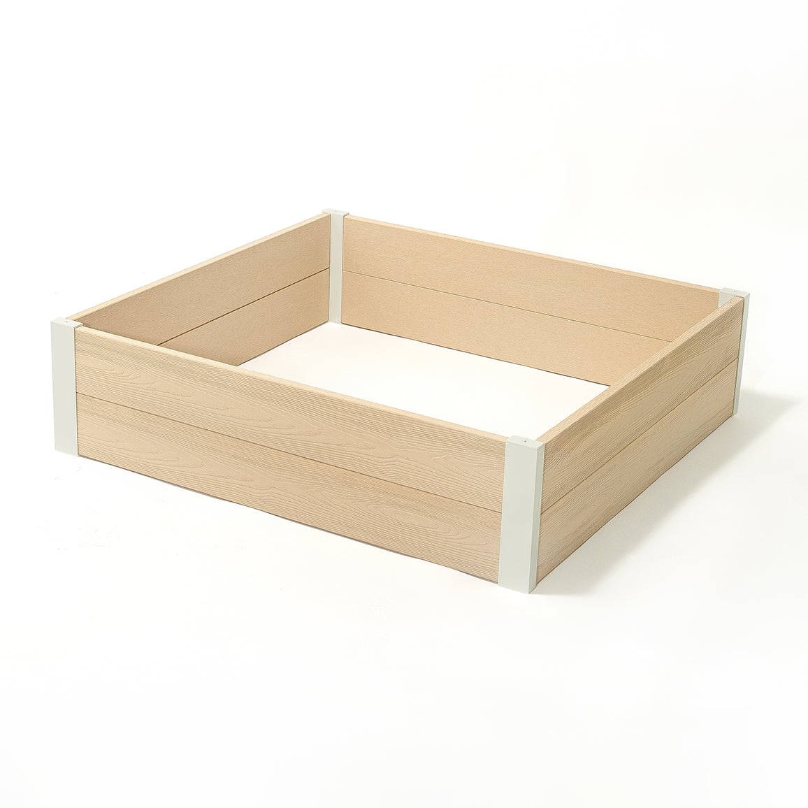 レイズドベッド(ベージュ×ホワイト)　家庭菜園　花壇　ガーデニング