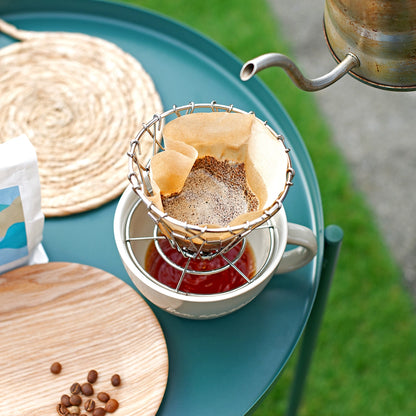 ポータブルコーヒードリッパー (シルバー)