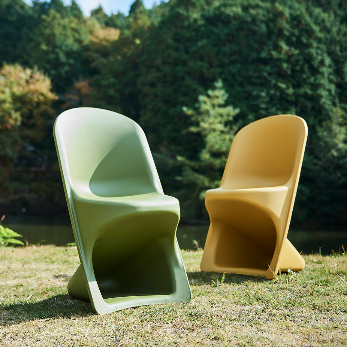 STACKING CHAIR(グリーン)