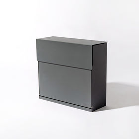 ダイヤルロックポスト (ダークグレー)