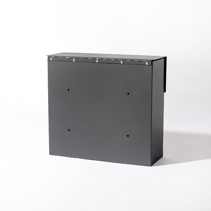 ダイヤルロックポスト(ダークグレー)　メールボックス　郵便受け