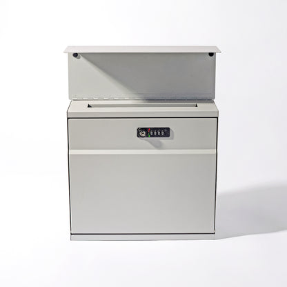 ダイヤルロックポスト (ライトグレー)　メールボックス　郵便受け