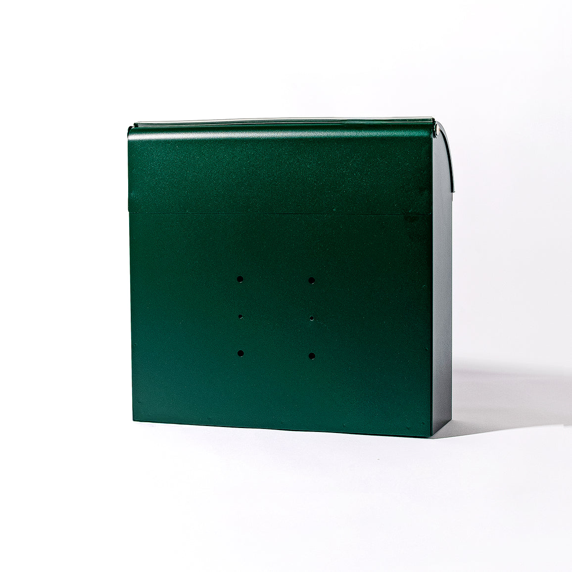 鍵付きポスト (グリーン)　メールボックス　郵便受け