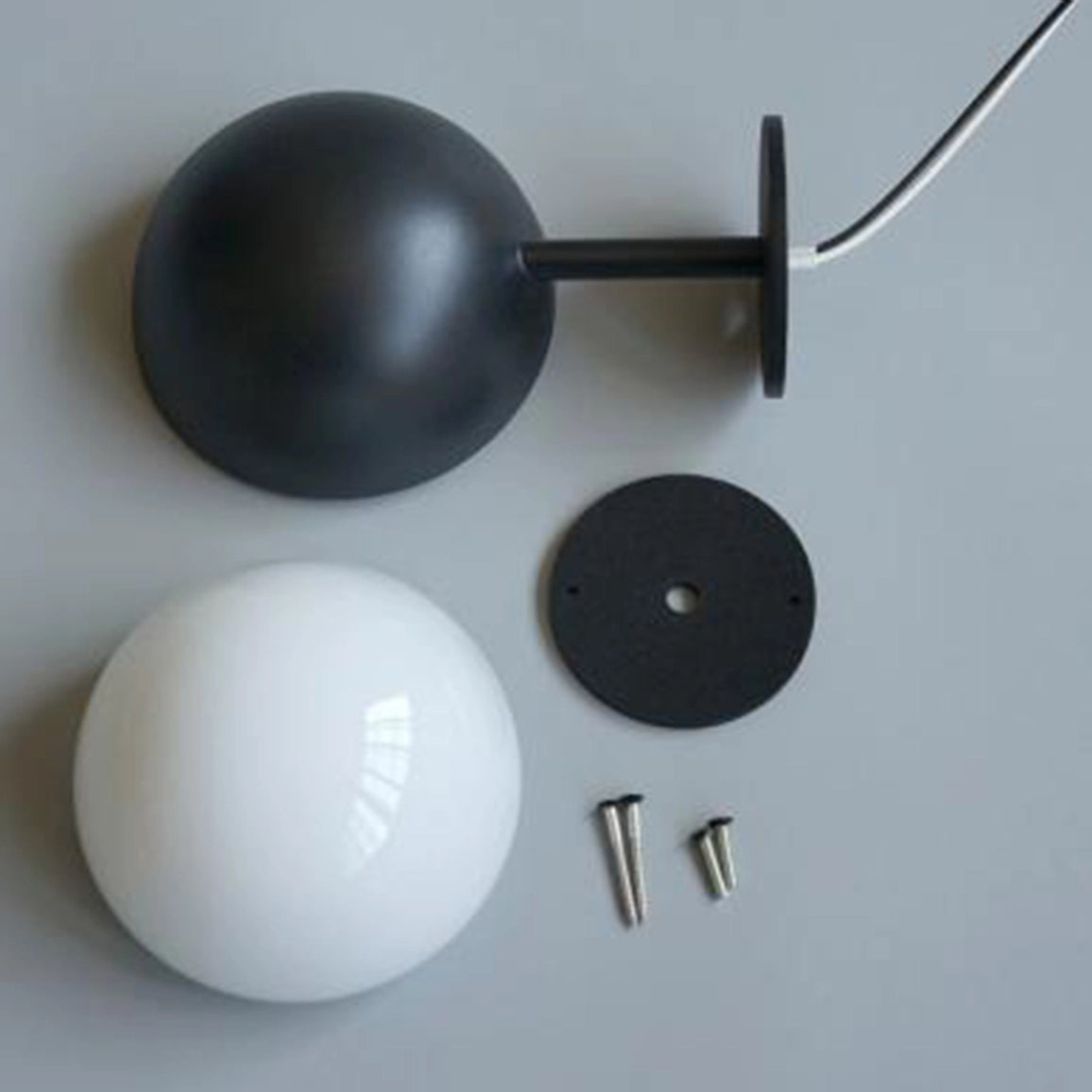 round light (ブラック)　エントランスライト　照明