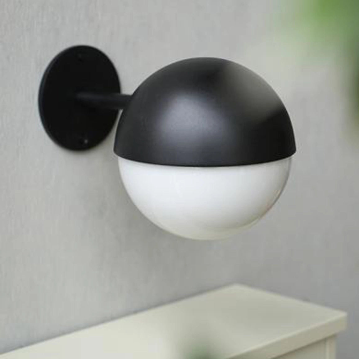 round light (ブラック)　エントランスライト　照明