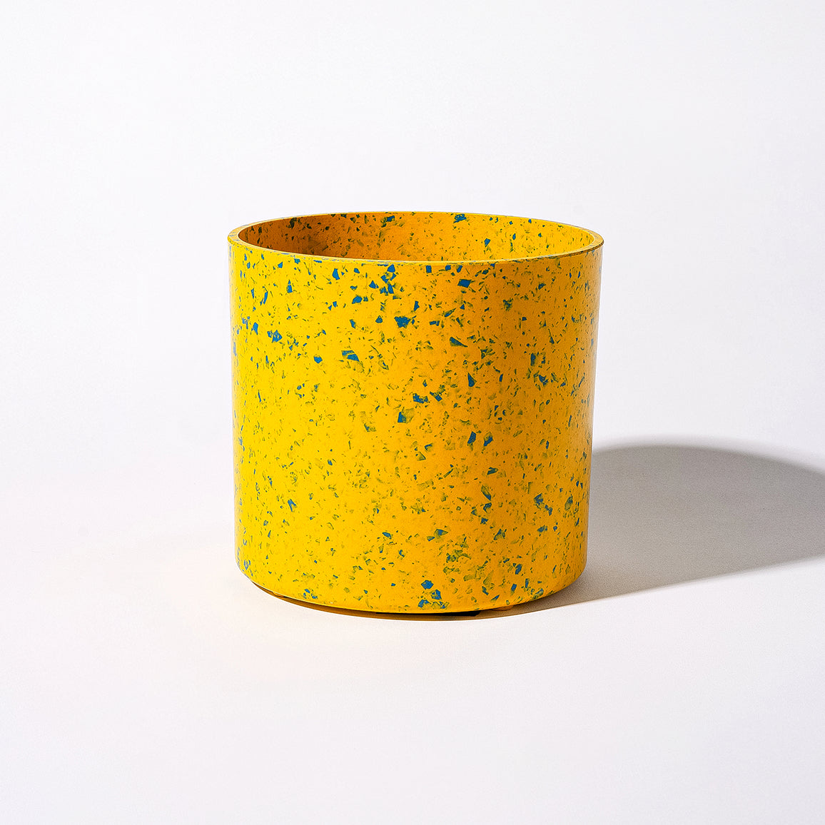 エコチップ円柱フラワーポット　植木鉢　鉢カバー