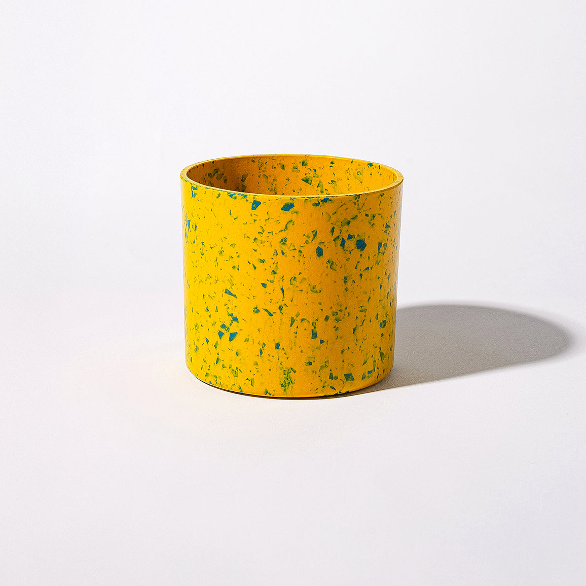 エコチップ円柱フラワーポット　植木鉢　鉢カバー