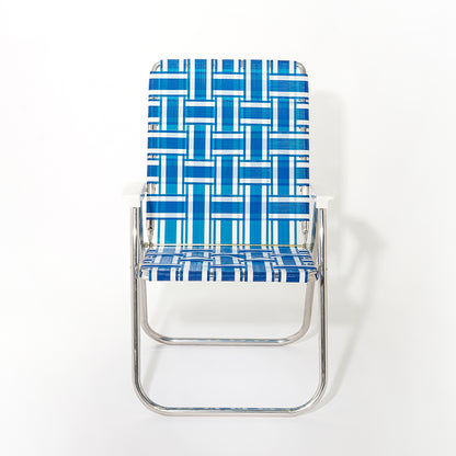 LAWN CHAIR CLASSIC (Blue＆White Stripe)　アウトドアチェア　折り畳みチェア