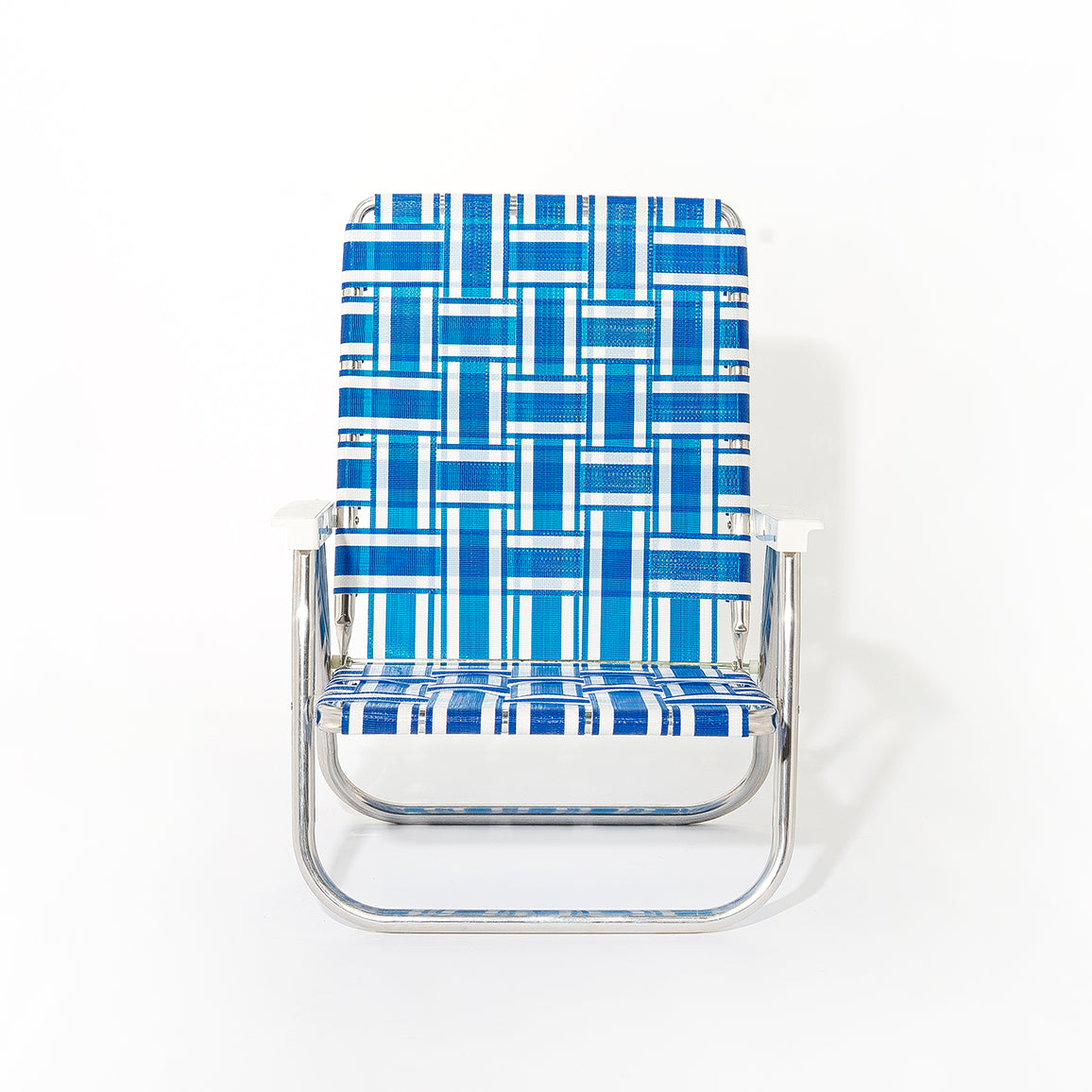 LAWN CHAIR BEACH (Blue＆White Stripe)　アウトドアチェア　折り畳みチェア