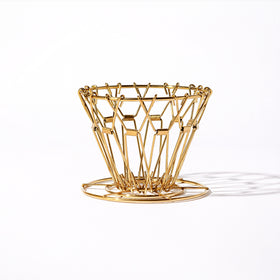 ポータブルコーヒードリッパー (ゴールド)