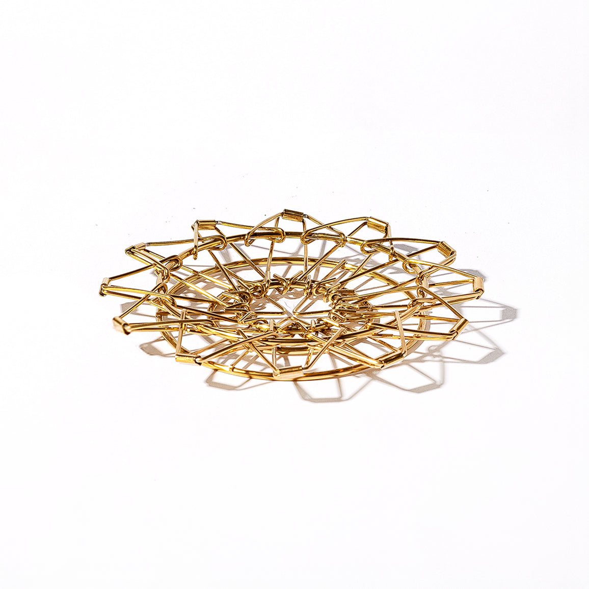 ポータブルコーヒードリッパー (ゴールド)　アウトドア　持ち運びドリッパー　コーヒーグッズ