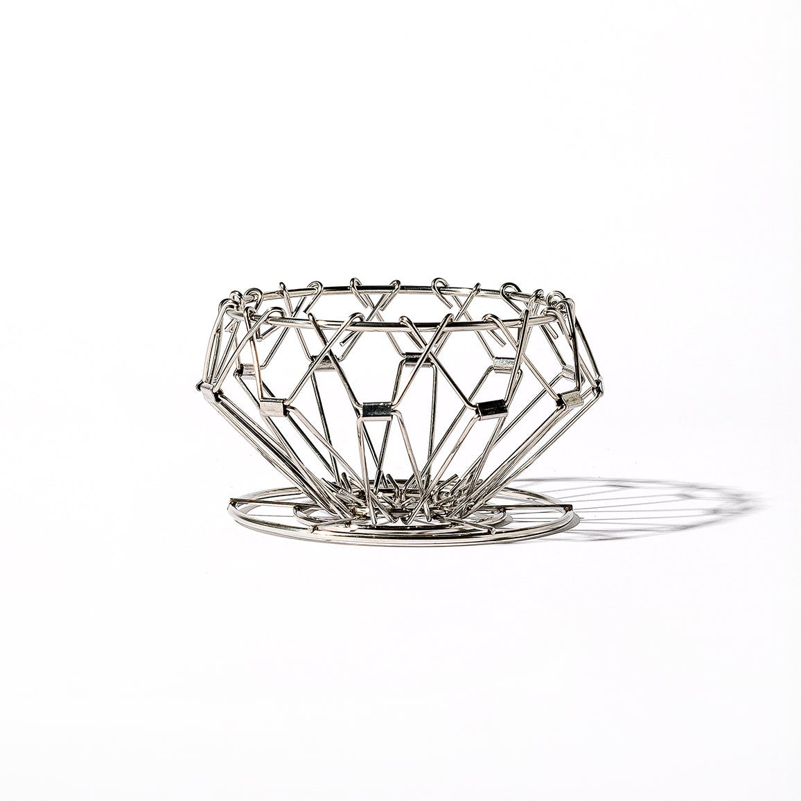 ポータブルコーヒードリッパー (シルバー)　アウトドア　持ち運びドリッパー　コーヒーグッズ