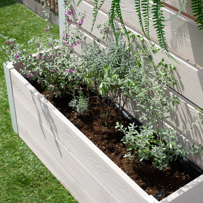 プランターフェンス (ベージュ×ブラック) H1200～1800