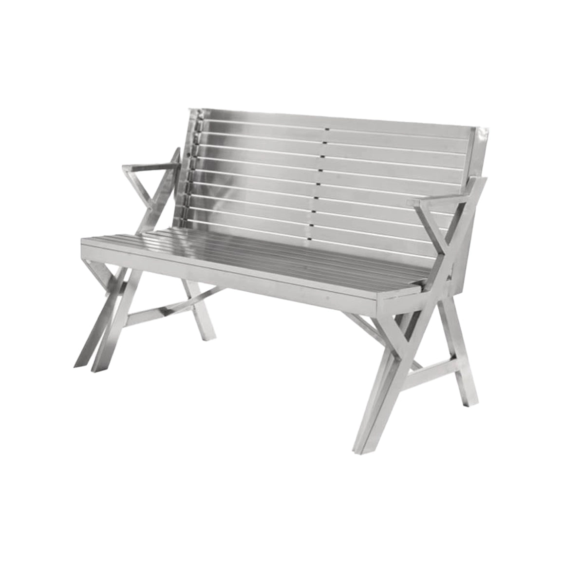 ステンレステーブルベンチ　テーブルベンチ　屋外テーブル