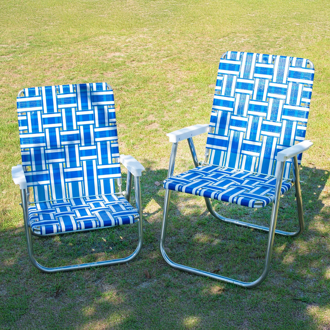 LAWN CHAIR CLASSIC (Blue＆White Stripe)